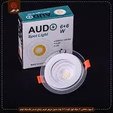 اسبوت 6 + 6 زجاجي ابيض و وورم وثلجي